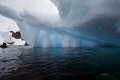   Natural light through iceberg. Taken Canon EOS 40d while snorkle. iceberg snorkle  
